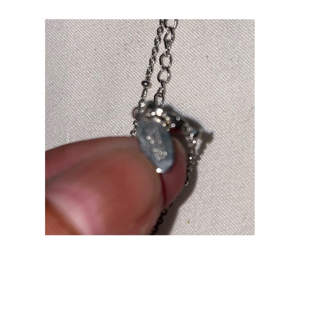 SALE🎈NEW! SUPER CUTE NECKLACE WITH TWO SMALL DOG TAGS WITH SCORPIO SYMBOLS ♏️! - Picture 4 of 5